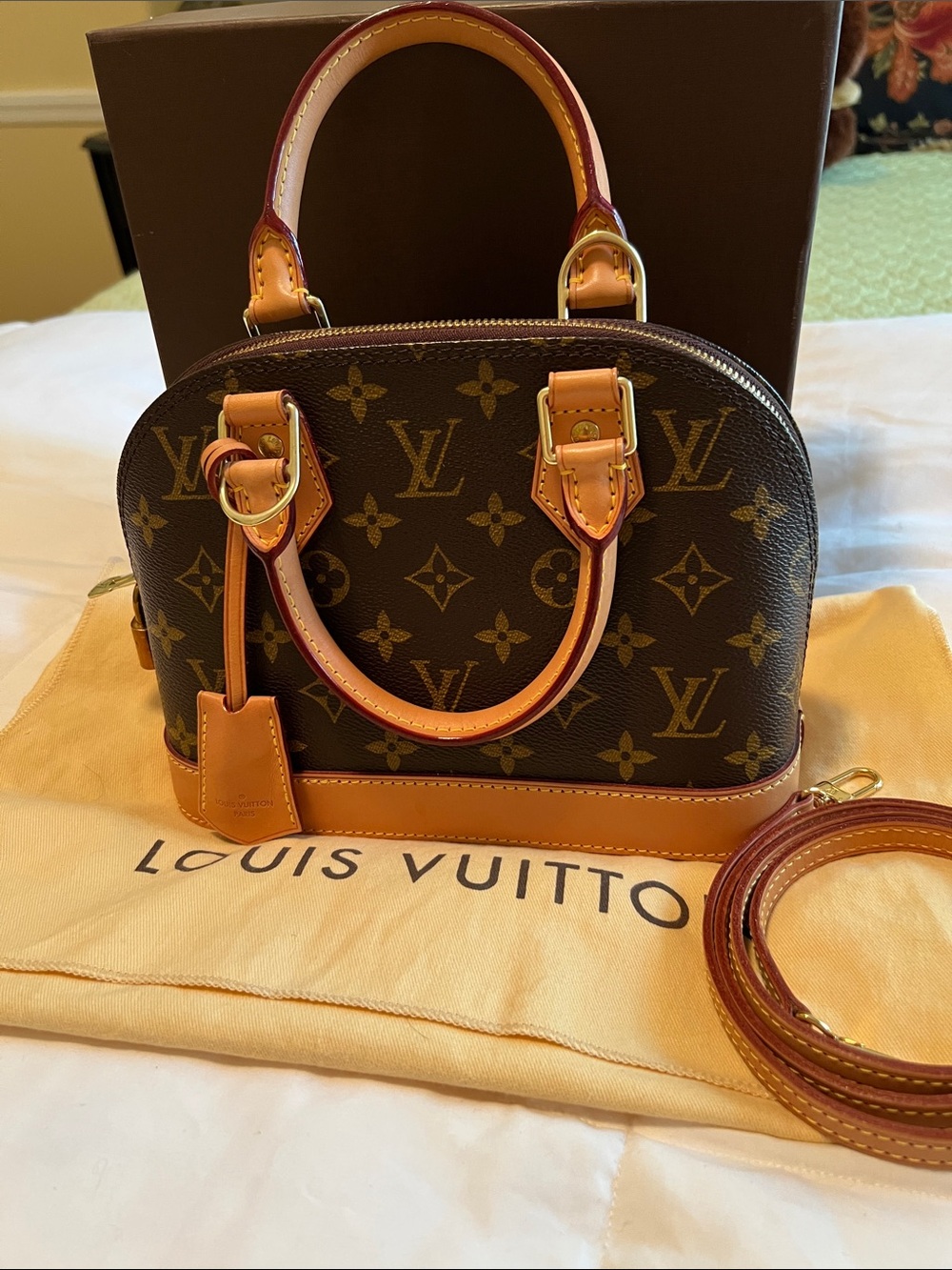 Louis Vuitton Brown Monogram Alma BB Handbag